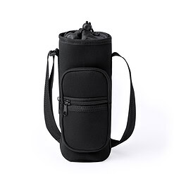 Alternative view of Flessenhouder 1,5 liter soft shell met schouderriem zwart