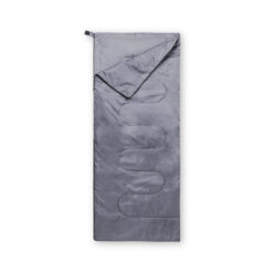 Slaapzak RPET/polyester 75 x 190 cm grijs