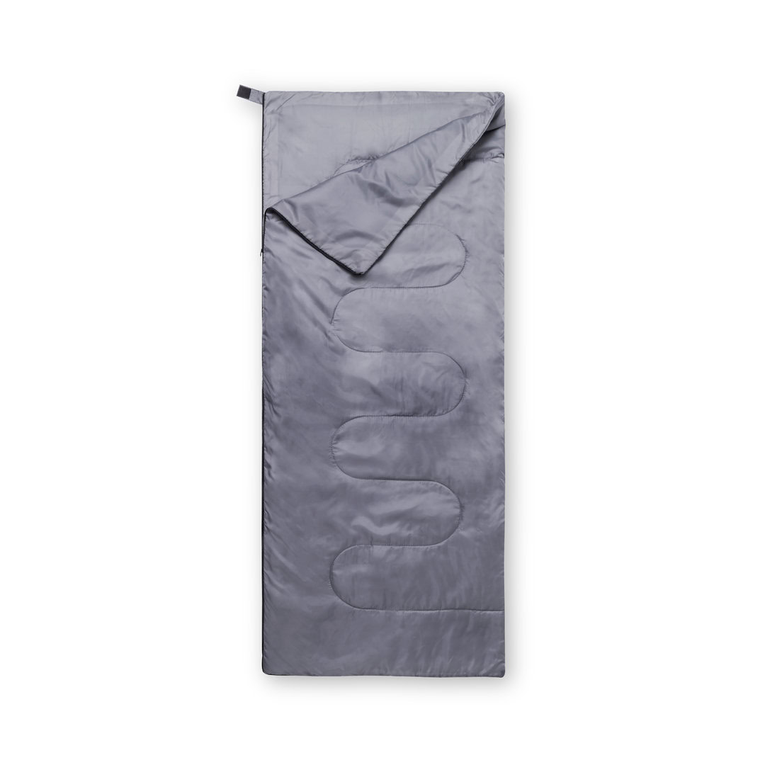 Slaapzak RPET/polyester 75 x 190 cm grijs