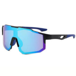 Sport zonnebril zwart/blauw