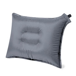 Zelfopblazend kussen RPET/polyester grijs