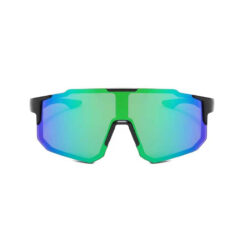 Alternative view of Gepolariseerde zwarte sport zonnebril - Blauw/groen glas