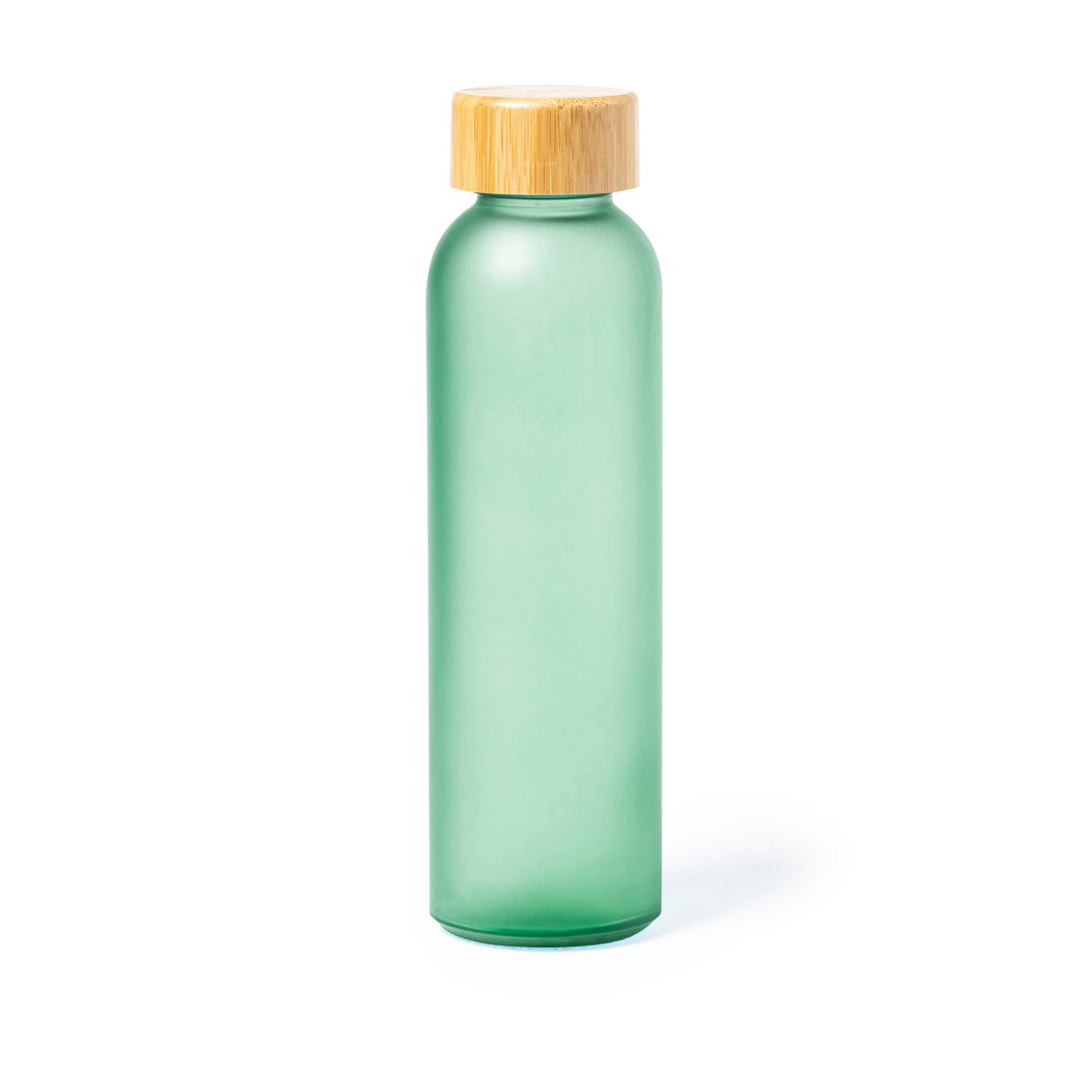 Glazen drinkfles 500 ml groen