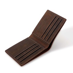 Alternative view of Yucka - Luxe leren portemonnee - Bruin