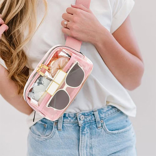 Heuptas transparant roze - Afbeelding 4