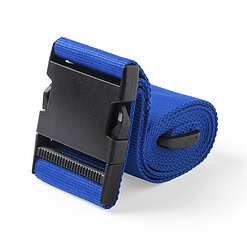 Alternative view of Bagagelabel + kofferriem 180 cm - Blauw