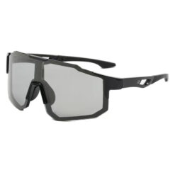 Gepolariseerde zwarte sport zonnebril - Zwart glas