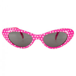 Alternative view of Cat eye zonnebril roze met witte stippen