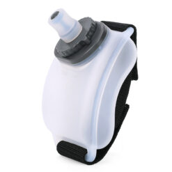 Duradis - Siliconen waterfles armband transparant/grijs