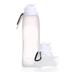 Duradis - Opvouwbare waterfles 500 ml transparant