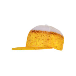Alternative view of Snapback bier pet verstelbaar wit/geel one-size