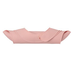 Alternative view of Duradis - Siliconen slabbetje met opvangbakje - Baby Pink