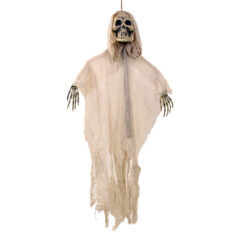 Halloween hangdecoratie skelet beige