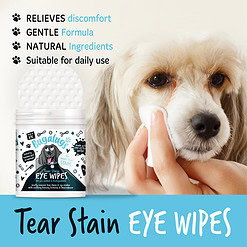 Alternative view of Bugalugs bevochtigde biologisch afbreekbare oog doekjes voor honden - 100 stuks