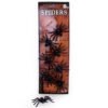Halloween decoratie spinnen zwart 8 stuks