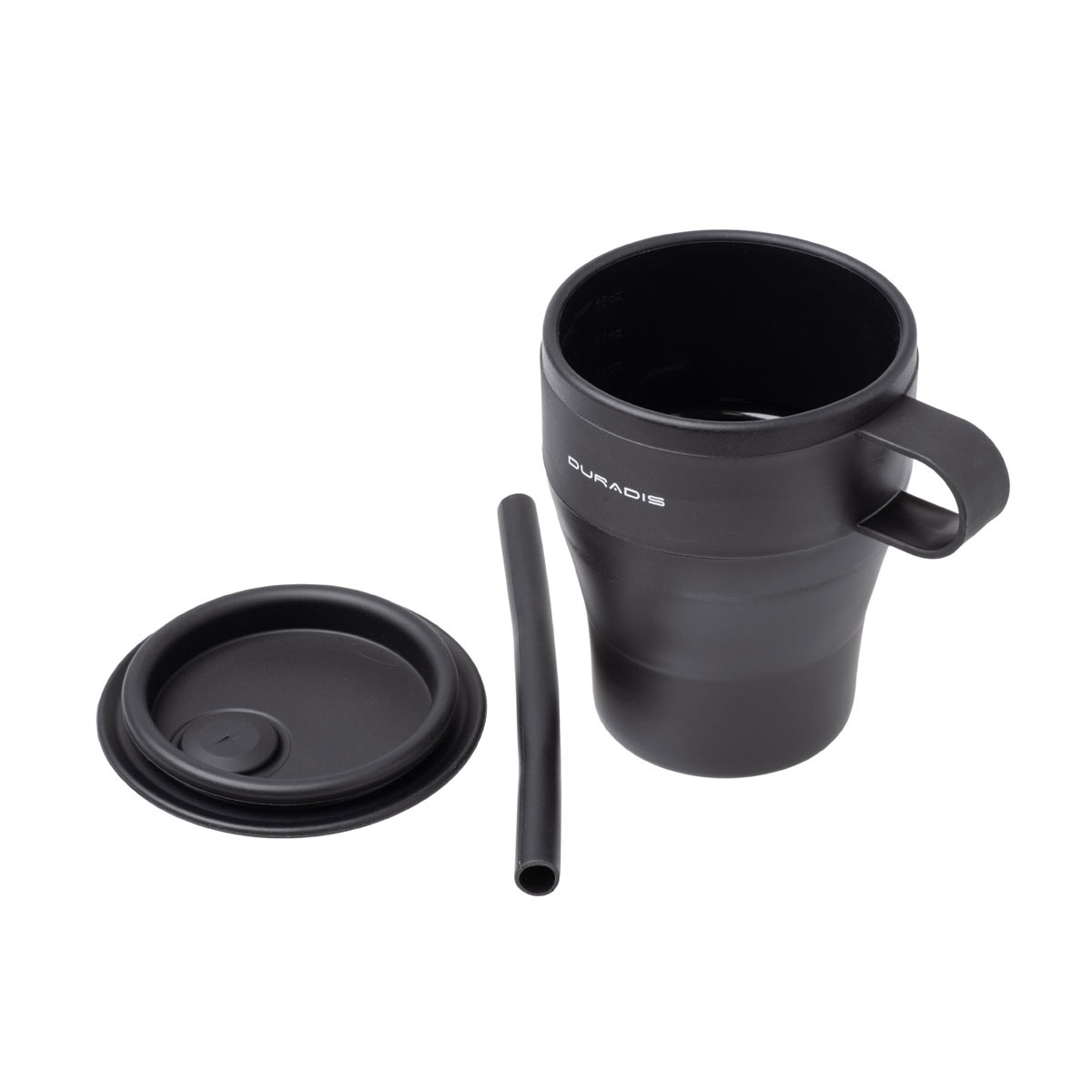 Duradis - Koffiebeker to go opvouwbaar - Black - Afbeelding 2