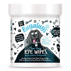 Bugalugs bevochtigde biologisch afbreekbare oog doekjes voor honden - 100 stuks