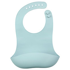 Duradis - Siliconen slabbetje met opvangbakje - Mint Green