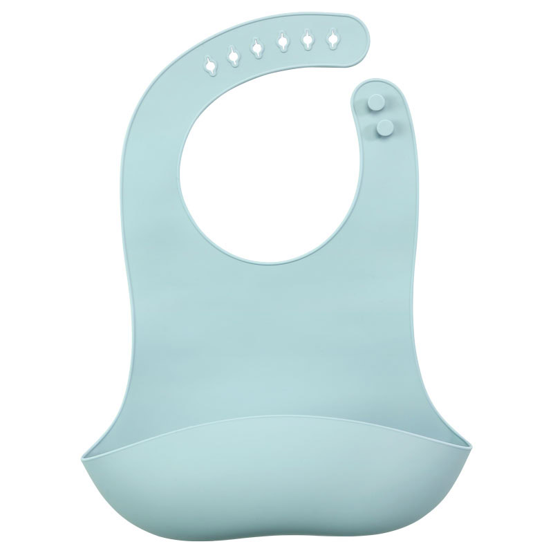 Duradis - Siliconen slabbetje met opvangbakje - Mint Green