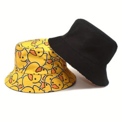 Alternative view of Bad eendjes duck bucket hat