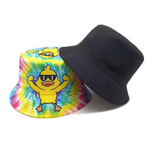 Bad eendjes duck bucket hat tie dye - Afbeelding 2