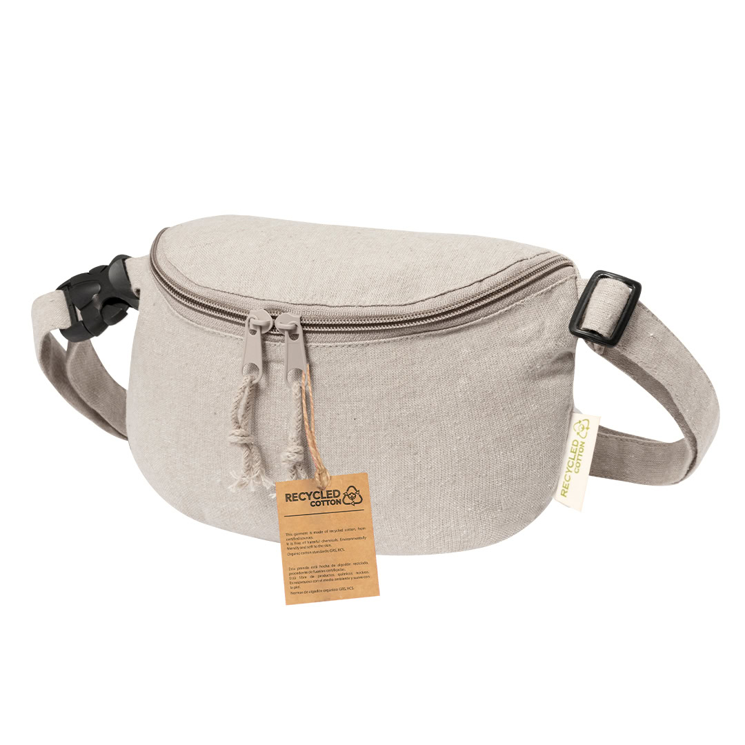 Heuptas gerecycled katoen naturel