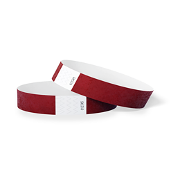 1000 stuks Polsbandjes Tyvek - 19 mm - festival bandjes - corona polsbandje - rood