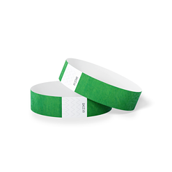 1000 stuks Polsbandjes Tyvek - 25 mm - festival bandjes - corona polsbandje - Neon groen
