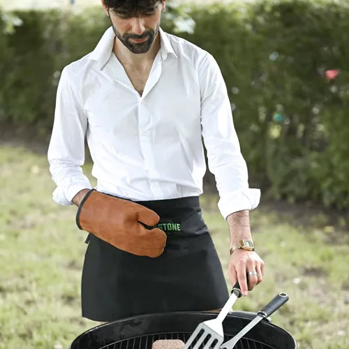 BBQ handschoenen bruin - Afbeelding 3