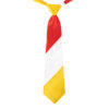 Stropdas Oeteldonk rood/wit/geel