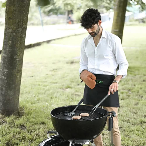 BBQ handschoenen bruin - Afbeelding 2