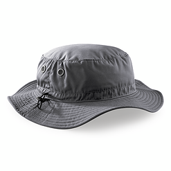 Cargo bucket hat grijs met UPF50+ bescherming - 61 cm