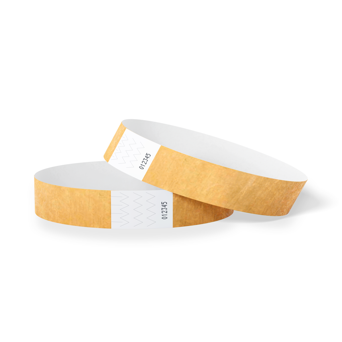 1000 stuks Polsbandjes Tyvek - 19 mm - festival bandjes - corona polsbandje - pastel oranje