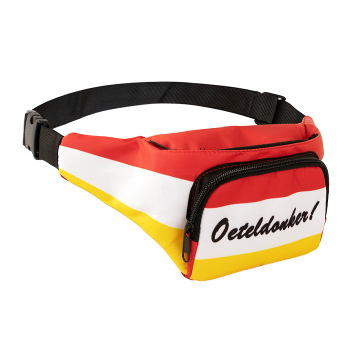 Heuptasje Oeteldonk rood/wit/geel