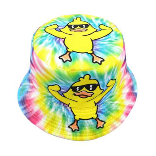 Bad eendjes duck bucket hat tie dye - Afbeelding 4