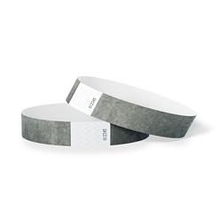 1000 stuks Polsbandjes Tyvek - 19 mm - festival bandjes - corona polsbandje - zilver