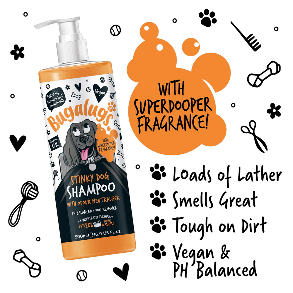 Bugalugs shampoo voor stinkende honden met geurneutralisator - Afbeelding 10