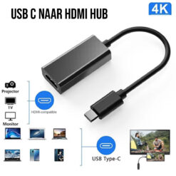 Alternative view of Usb c naar hdmi adapter - Zwart