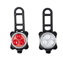 Alternative view of Set fietslampjes USB oplaadbaar 2 stuks