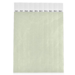 Alternative view of 1000 stuks Polsbandjes Tyvek - 19 mm - festival bandjes - corona polsbandje - wit