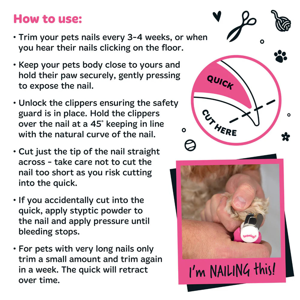 Bugalugs nagelknipper voor kleine honden en katten - Afbeelding 4