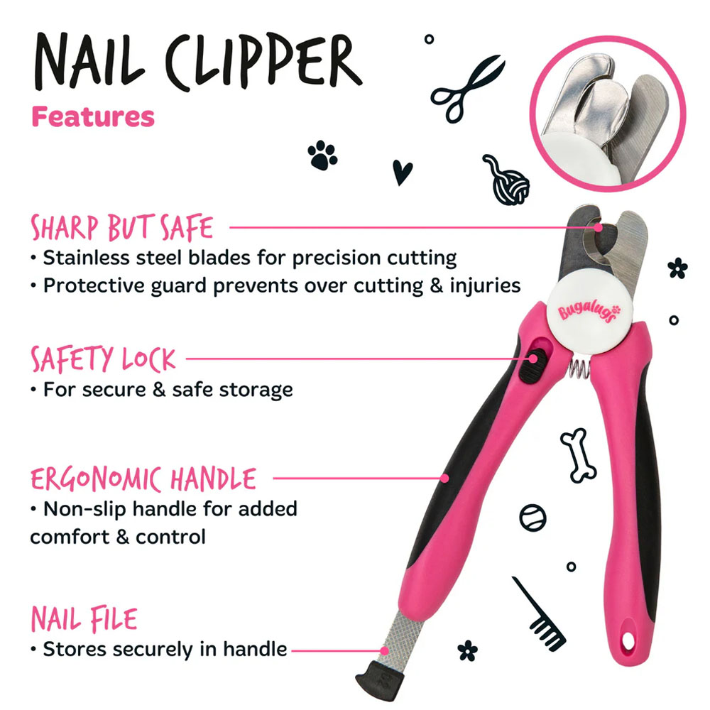 Bugalugs nagelknipper voor kleine honden en katten - Afbeelding 3