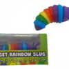 Fidget regenboog slak 10 cm
