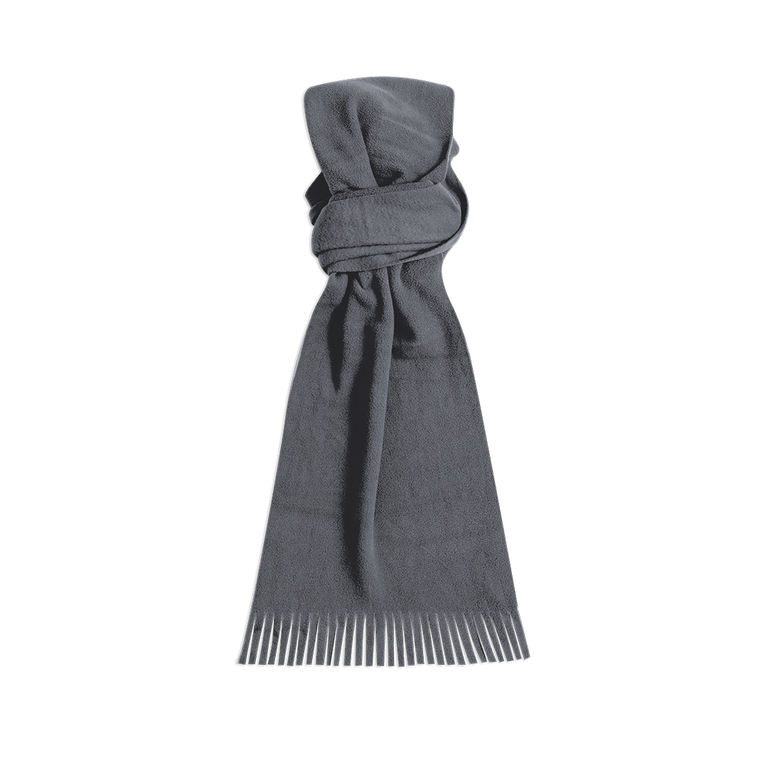 Fleece sjaal grijs