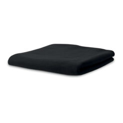 Alternative view of Fleece deken met handvat 150 x 120 cm zwart