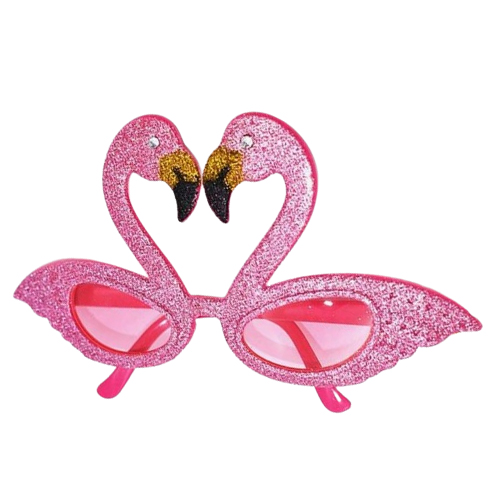 Feestbril flamingo