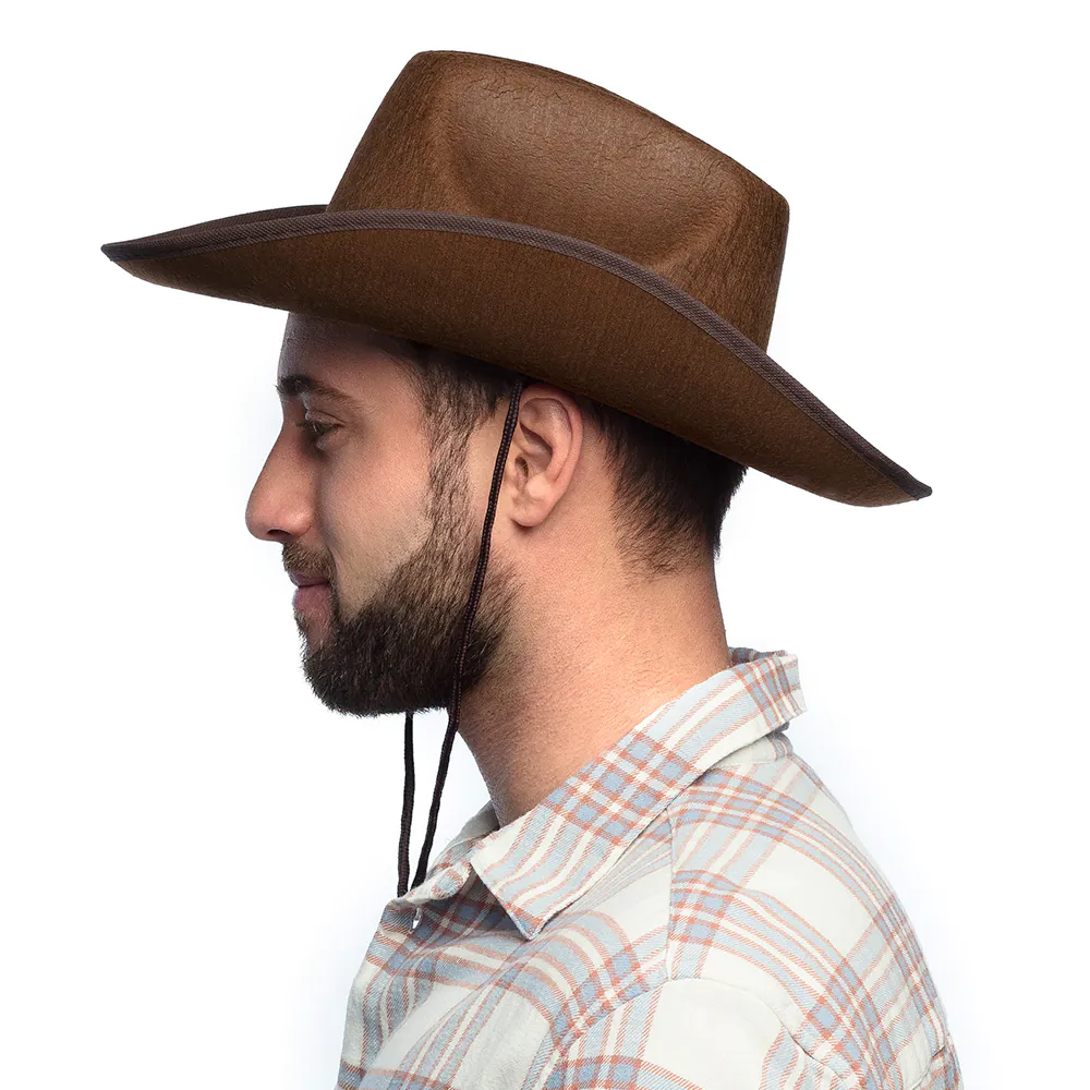 Cowboy hoed rodeo bruin - Afbeelding 4