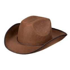Cowboy hoed rodeo bruin