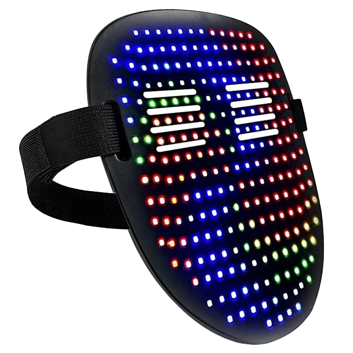 LED masker met sensor - USB oplaadbaar