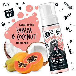 Alternative view of Bugalugs No Rinse papaya & kokosnoot 2-in-1 hondenshampoo en conditioner 200 ml